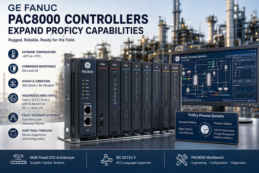 GE Fanuc Expands Process Automation Ecosystem with Rugged PAC8000 Controllers and Multi-Tiered Proficy Systems