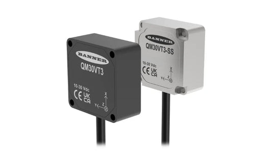 Banner Engineering Enhances Predictive Maintenance with IO-Link Enabled QM30VT3 Sensors