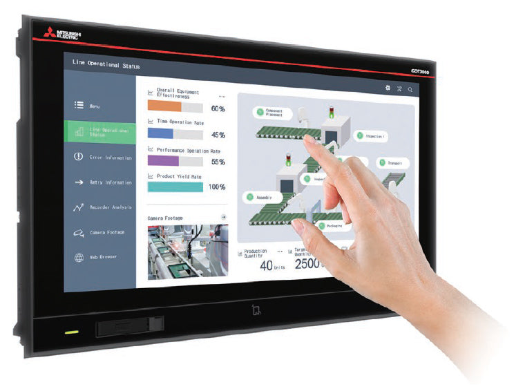 Mitsubishi Expands GOT3000 HMI Lineup to Bridge IT and OT Connectivity