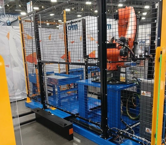 KUKA Showcases Omnidirectional AMRs and Integrated Palletizing Work Cells