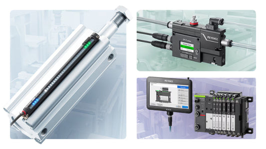 Keyence Adds Smart Position and Cushion Control to Pneumatic Systems
