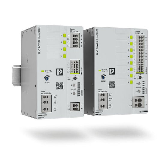 Phoenix Contact Integrates Multichannel Protection into 3rd-Gen TRIO POWER Supplies