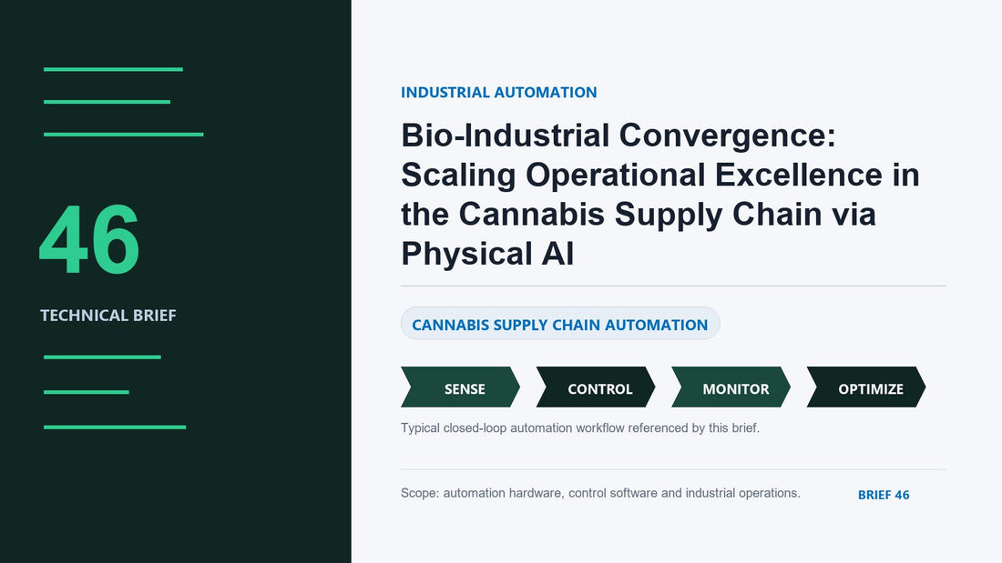 Bio-Industrial Convergence: Scaling Operational Excellence in the Cannabis Supply Chain via Physical AI