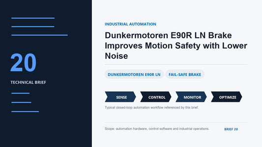 Dunkermotoren E90R LN Brake Improves Motion Safety with Lower Noise