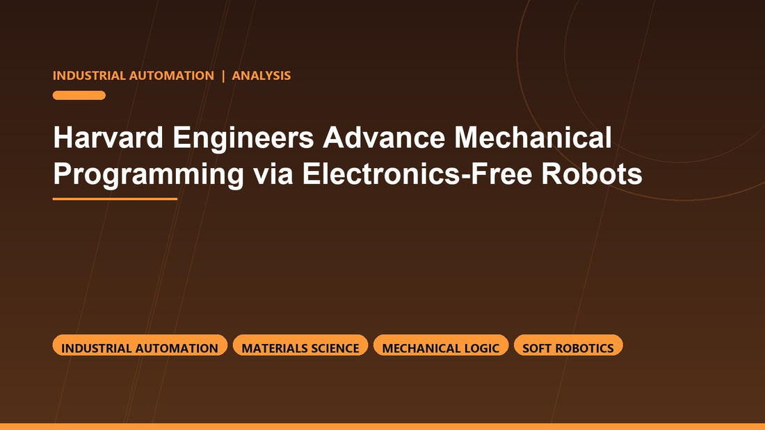 Harvard Engineers Advance Mechanical Programming via Electronics-Free Robots