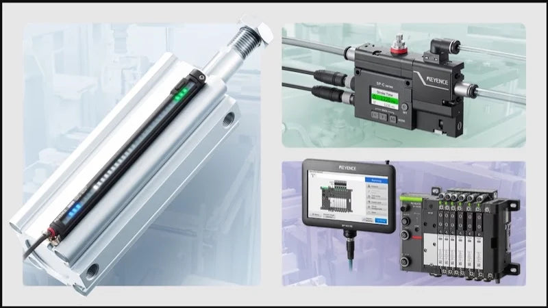 Keyence Launches CS/SP Series for Intelligent Pneumatic Automation and Real-Time Sensor Monitoring