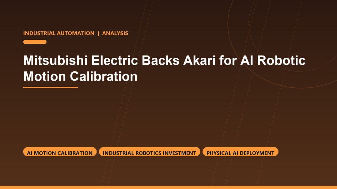 Mitsubishi Electric Backs Akari for AI Robotic Motion Calibration
