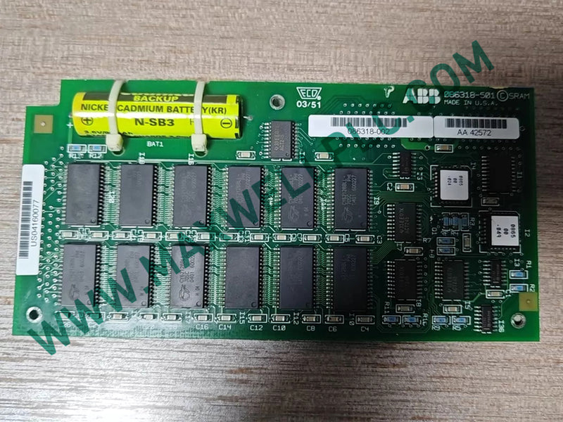 086318-002 ABB Memory Daughter PCA Control Module