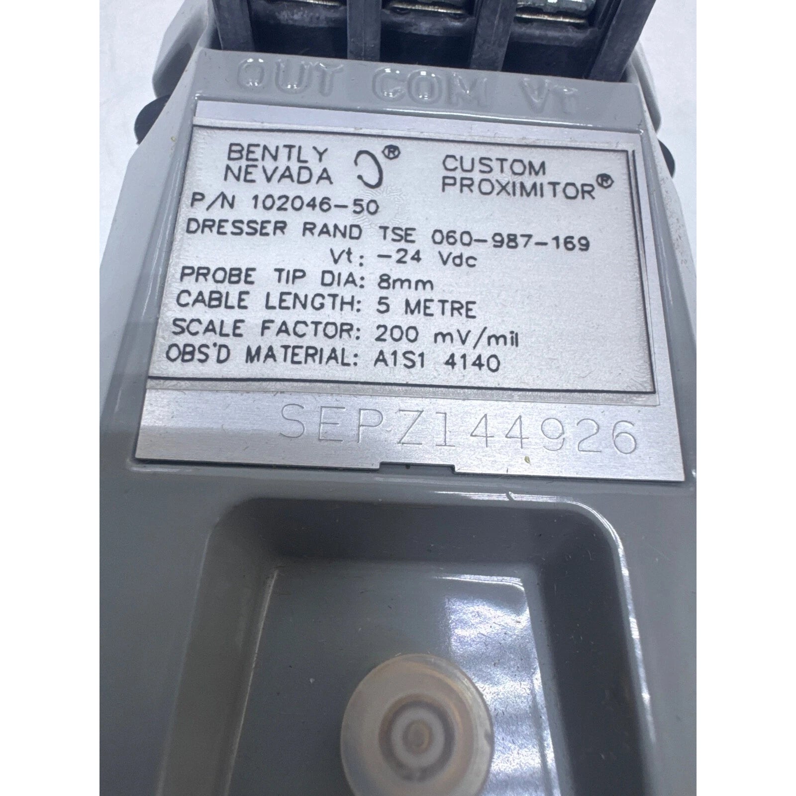 102046-50 Bently Nevada 3300 Custom Proximitor Sensor Assembly
