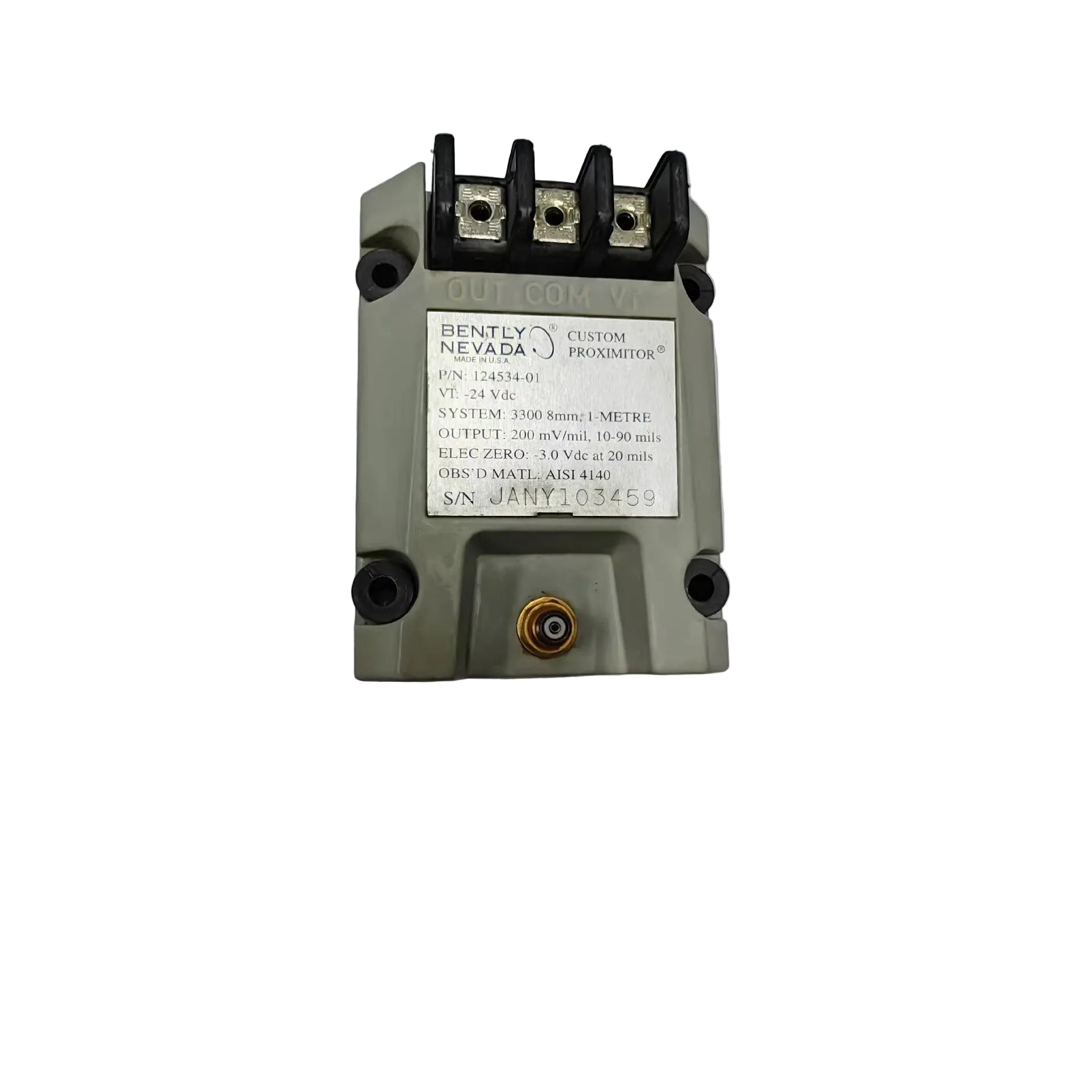 Bently Nevada 124534-01 Custom Proximitor Sensor Module