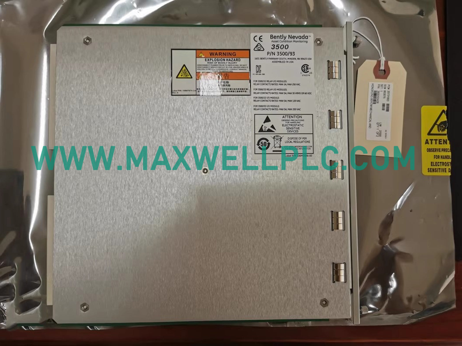 3500/93 135799-02 وحدة واجهة العرض Bently Nevada نظام 3500