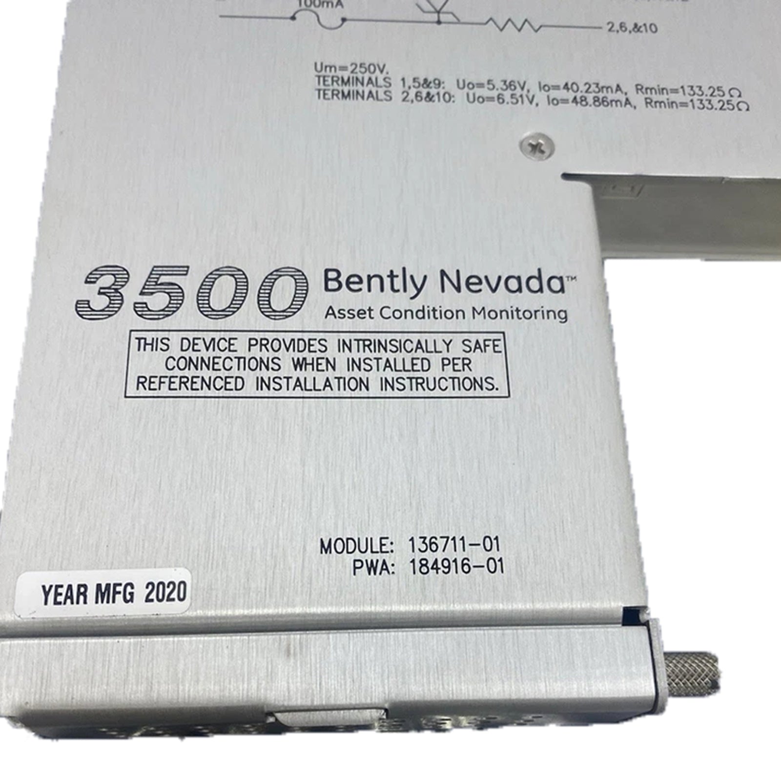 136711-01 Bently Nevada 3500/60 I/O Module