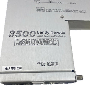 136711-01 Bently Nevada 3500/60 I/O Module