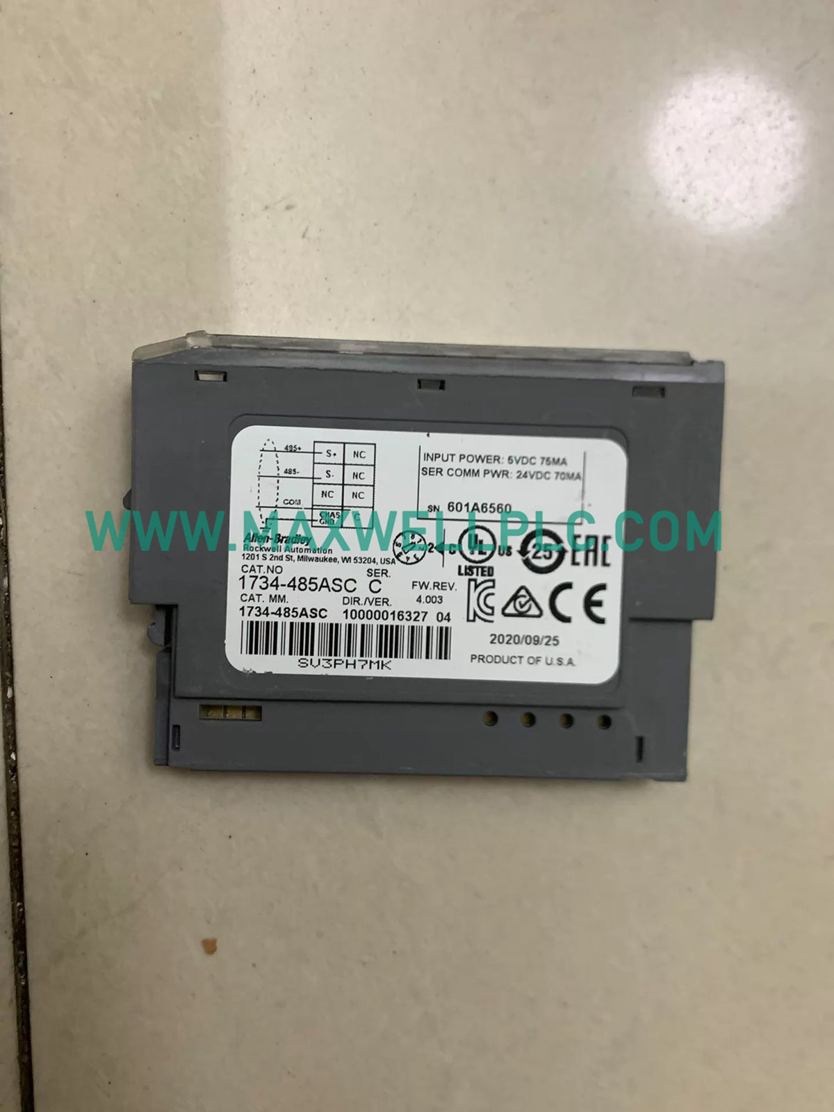 1734-485ASC Módulo de interfaz serial Allen-Bradley POINT I/O
