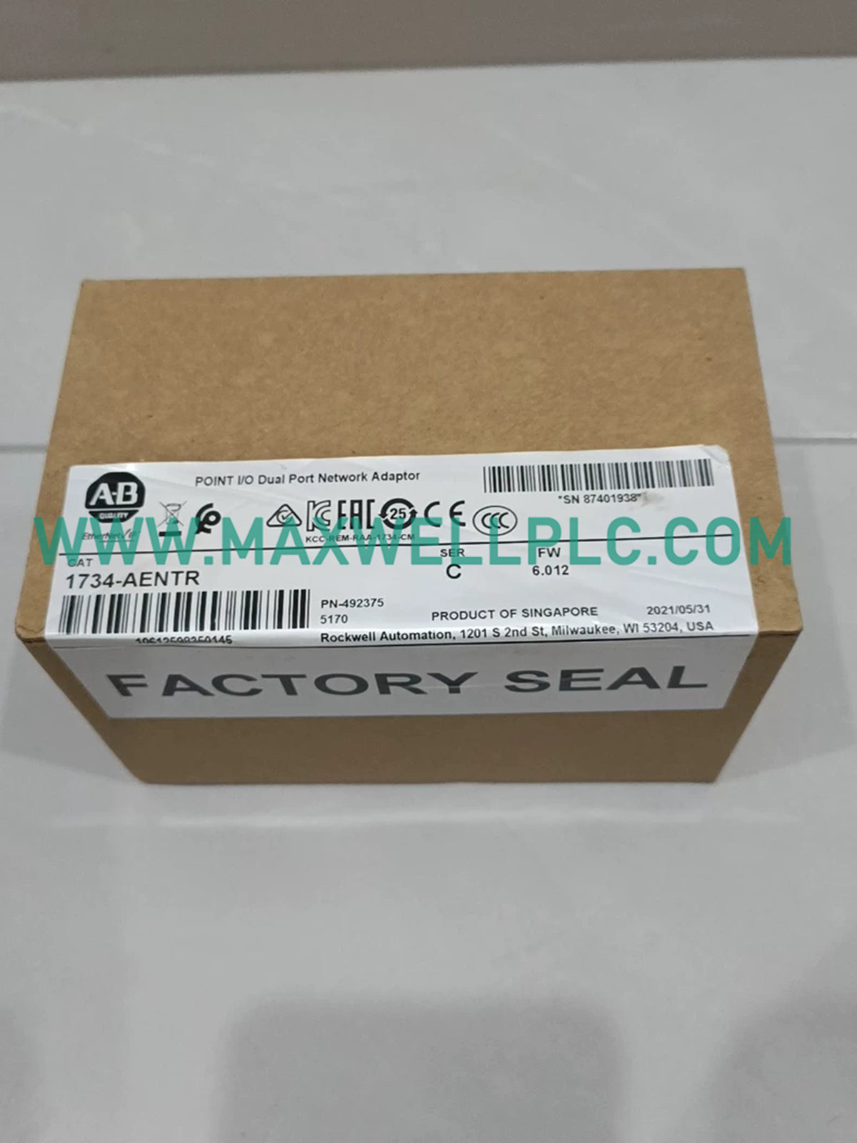 Allen-Bradley 1734-AENTR Network Adapter Module Point I/O