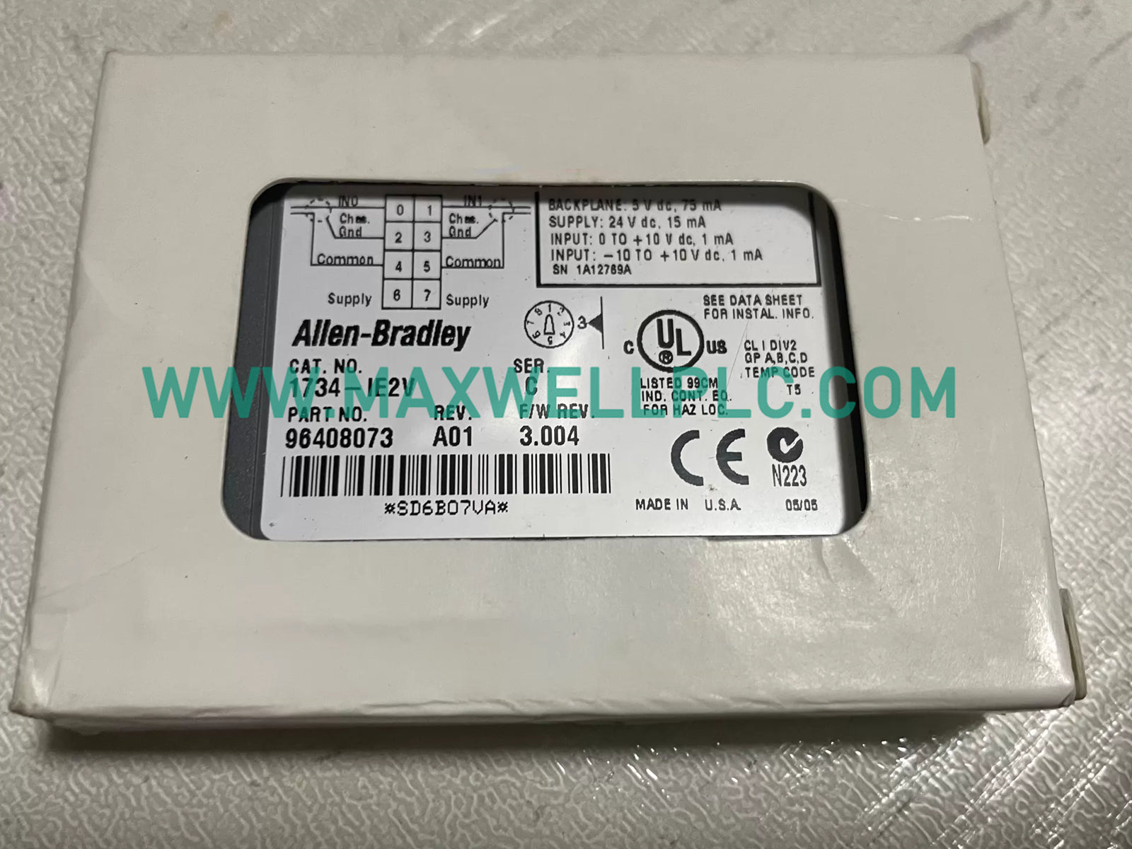 1734-IE2V Allen-Bradley POINT I/O POINT I/O Analog Input Module