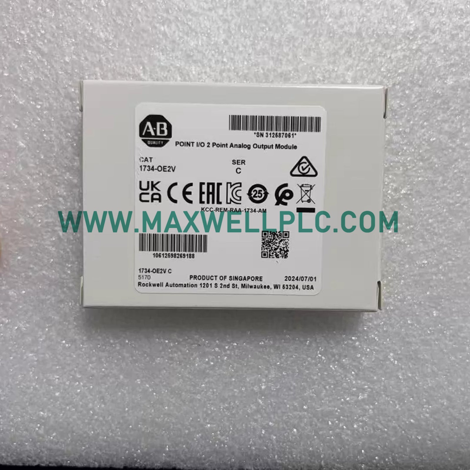 وحدة الإخراج التماثلي 1734-OE2V من سلسلة Allen-Bradley POINT I/O