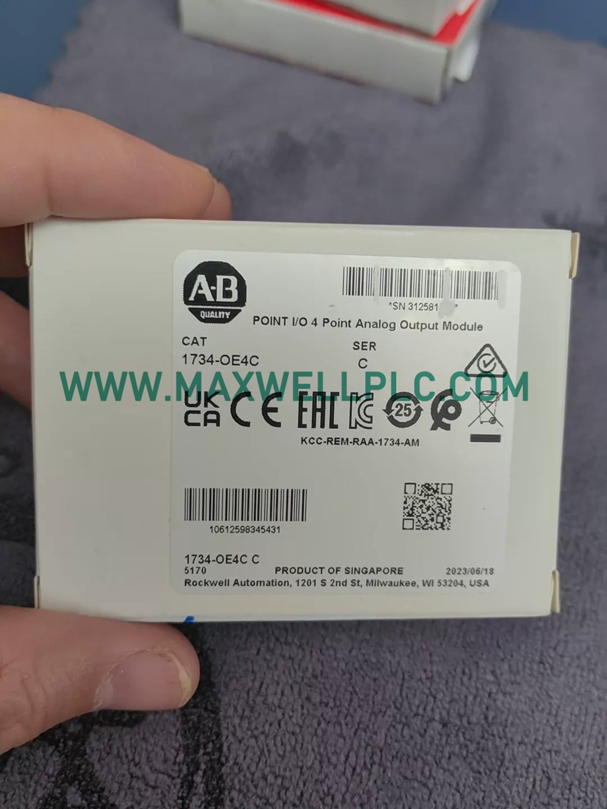 Módulo de salida analógica 1734-OE4C Allen-Bradley POINT I/O
