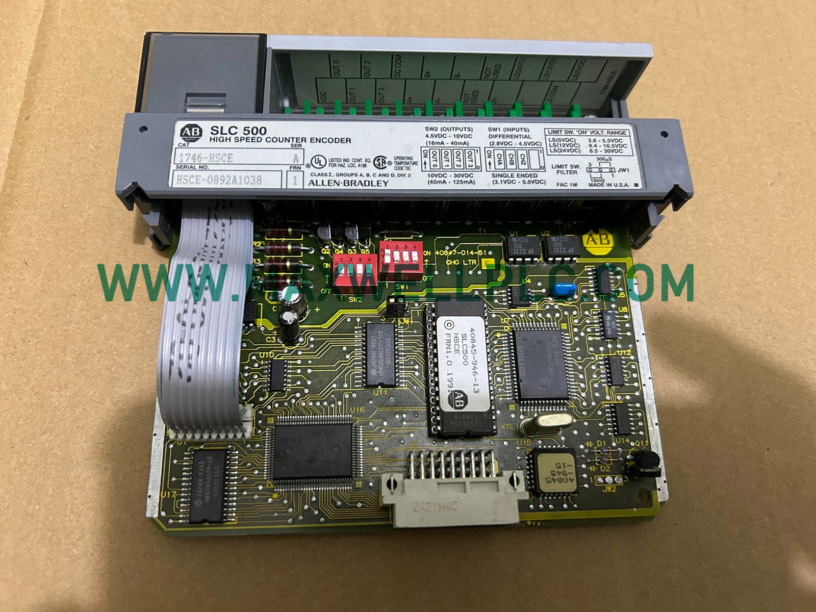 وحدة عداد عالي السرعة من سلسلة Allen-Bradley 1746-HSCE SLC 500