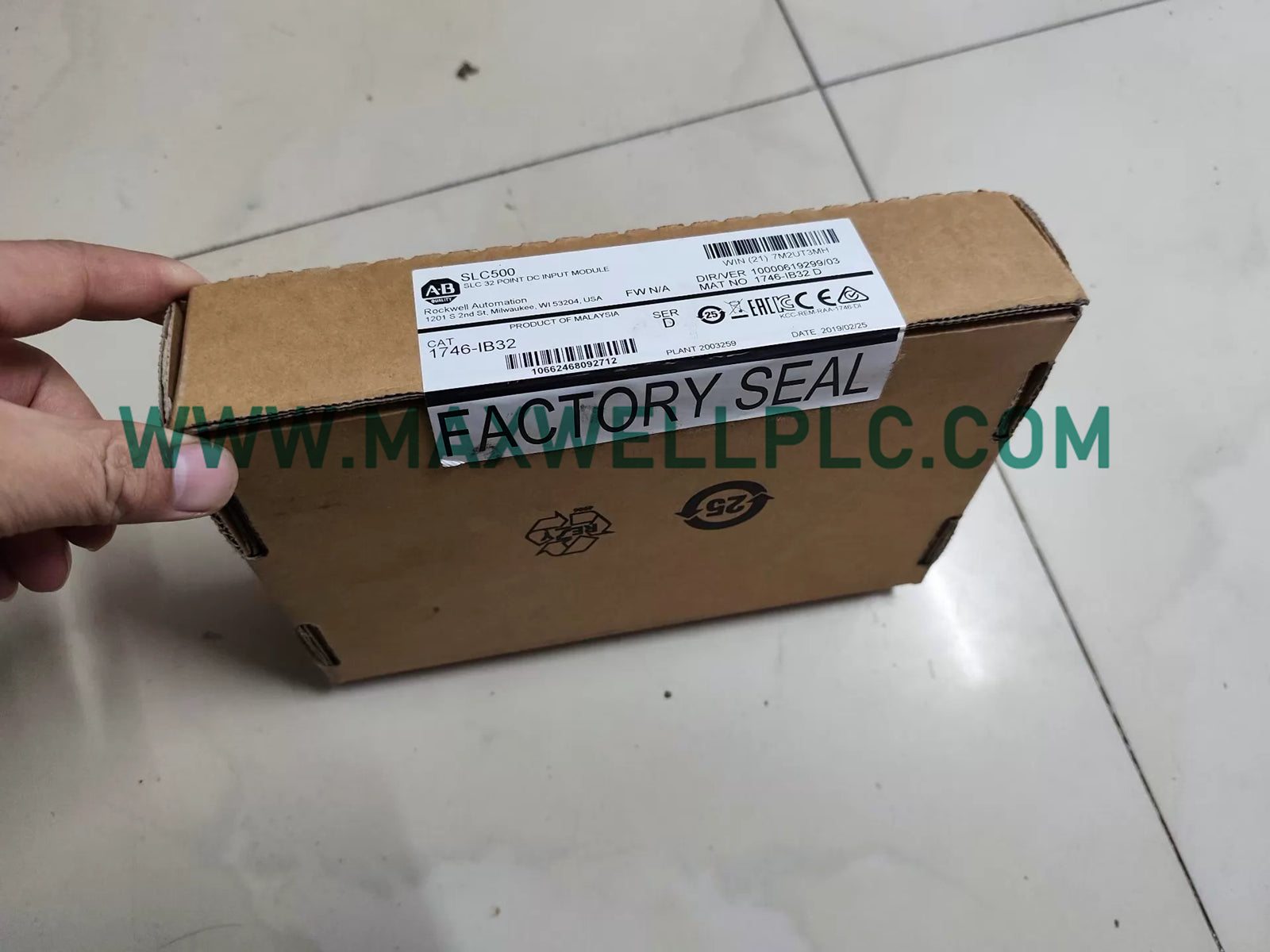 1746-IB32/C Allen-Bradley SLC 500 32 Point DC Input Module