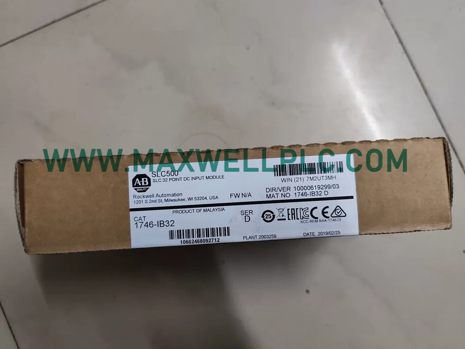 1746-IB32/C Allen-Bradley SLC 500 32 Point DC Input Module