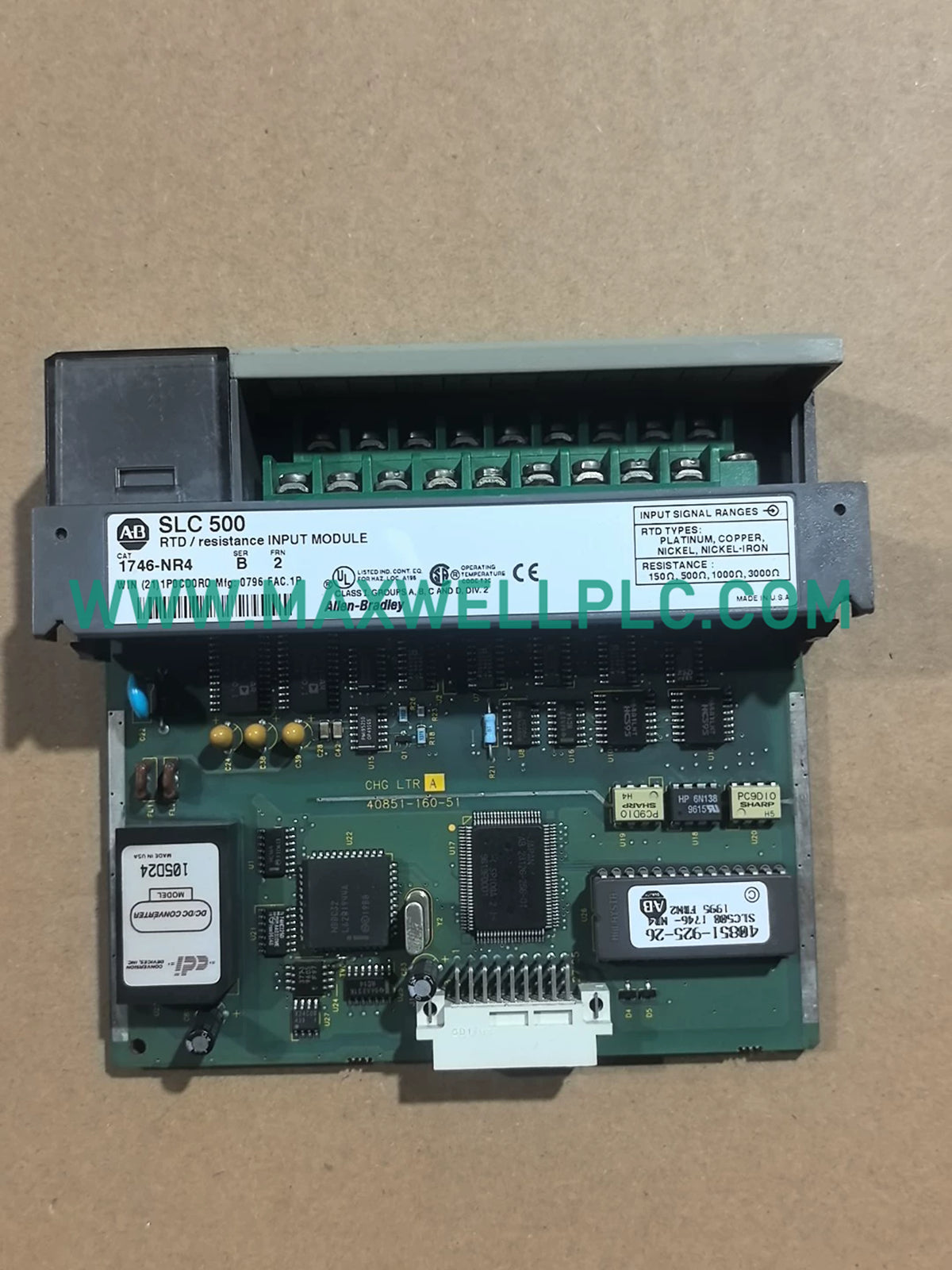 Módulo de entrada de resistencia Allen-Bradley SLC 500 1746-NR4
