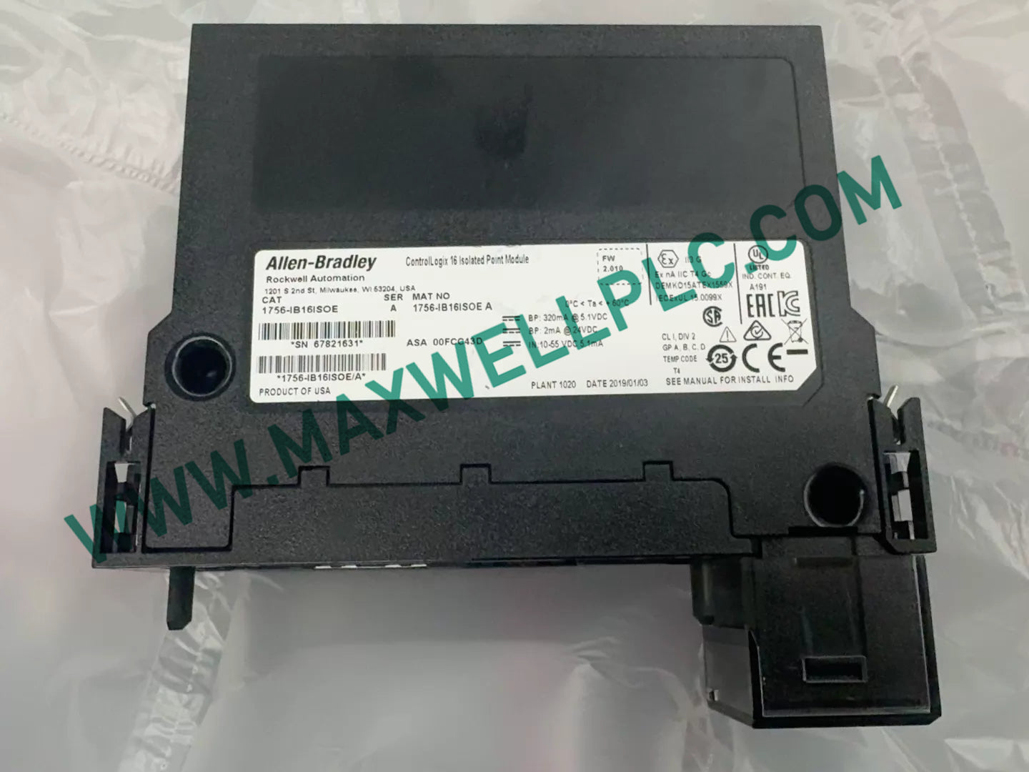 1756-IB16ISOE Allen-Bradley Digital Isolated Input Module ControlLogix