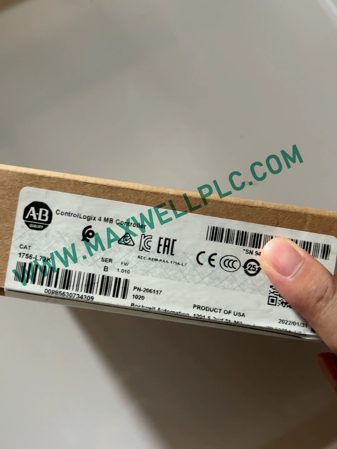 Módulo de procesador ControlLogix 1756-L72K Allen-Bradley ControlLogix