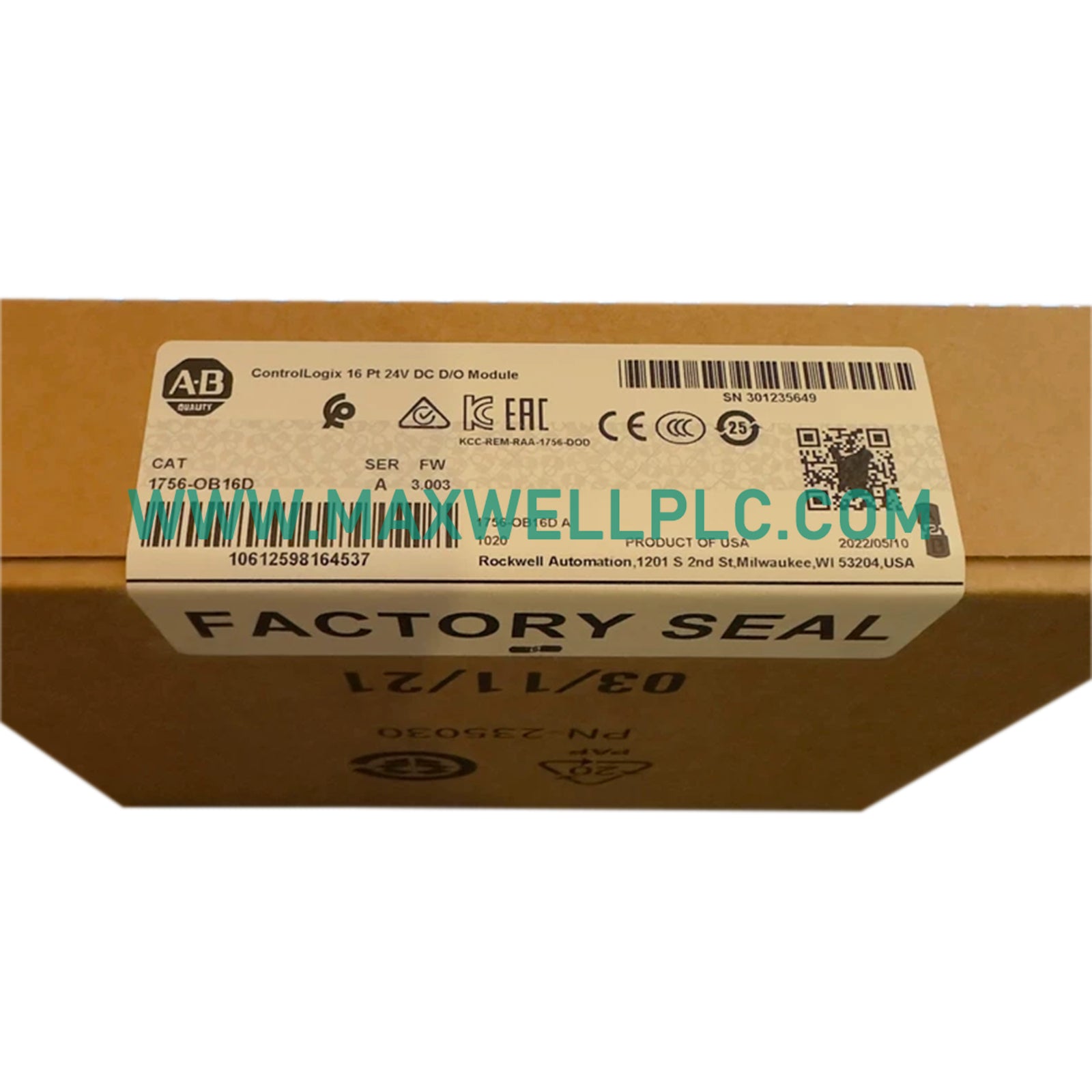 1756-OB16DK Allen-Bradley Diagnostic DC Output Module ControlLogix