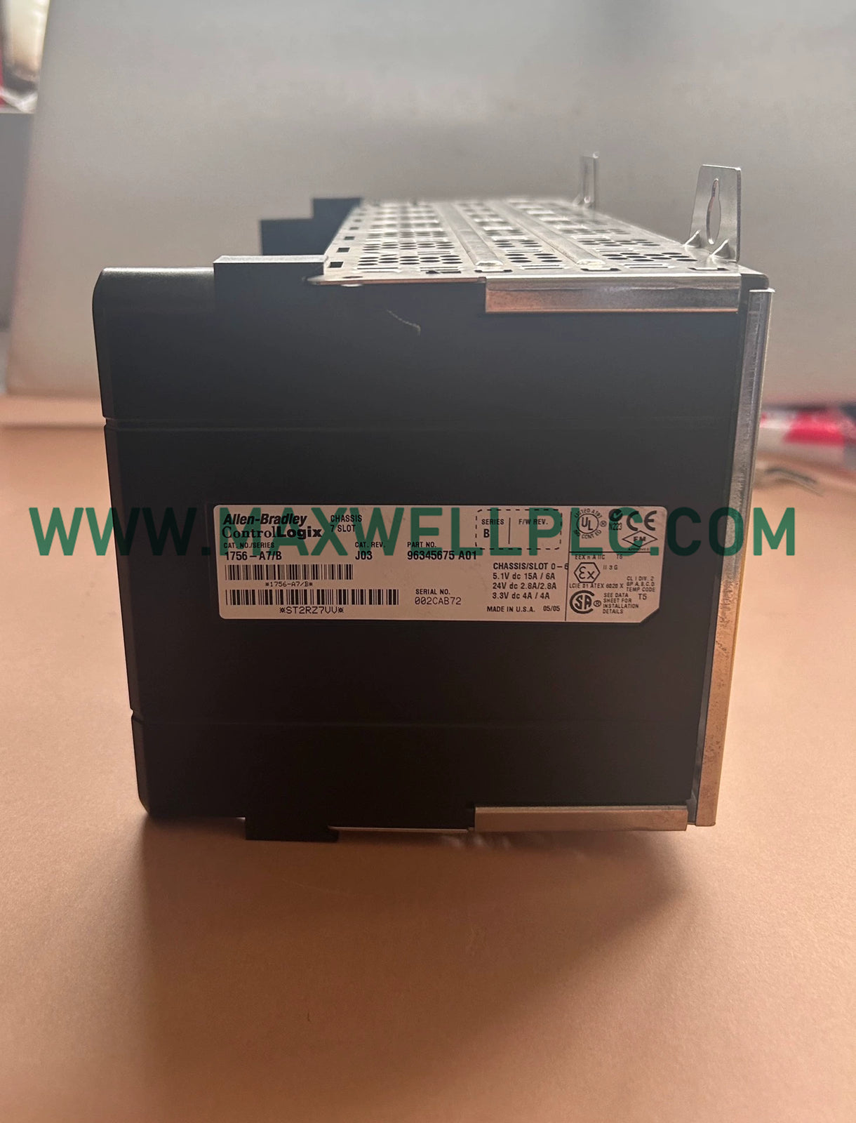 شاسيه ذو 7 فتحات من الفئة 1756-A7 Allen-Bradley ControlLogix