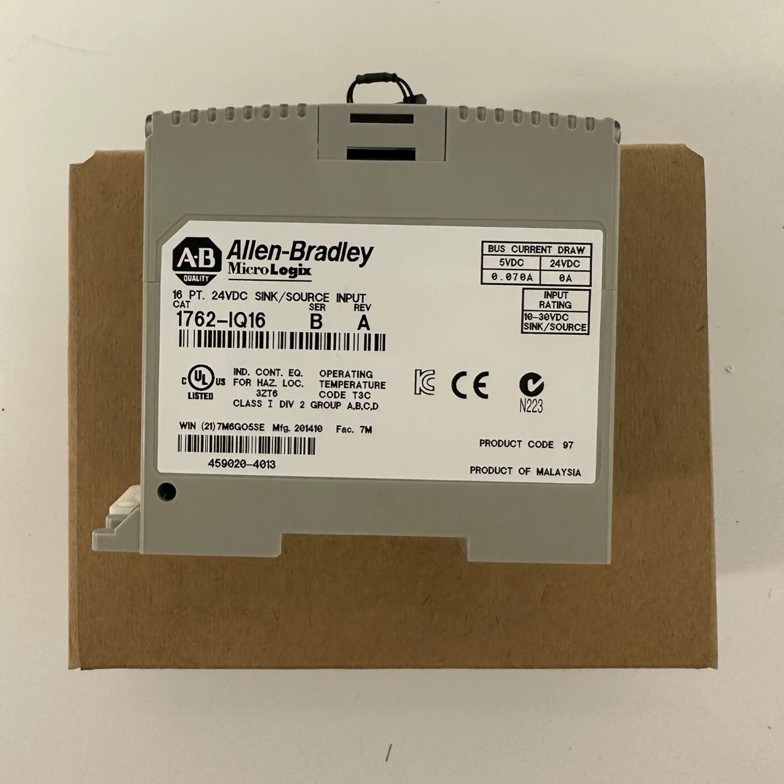 1762-IQ16 Allen-Bradley MicroLogix Digital I/O Cards