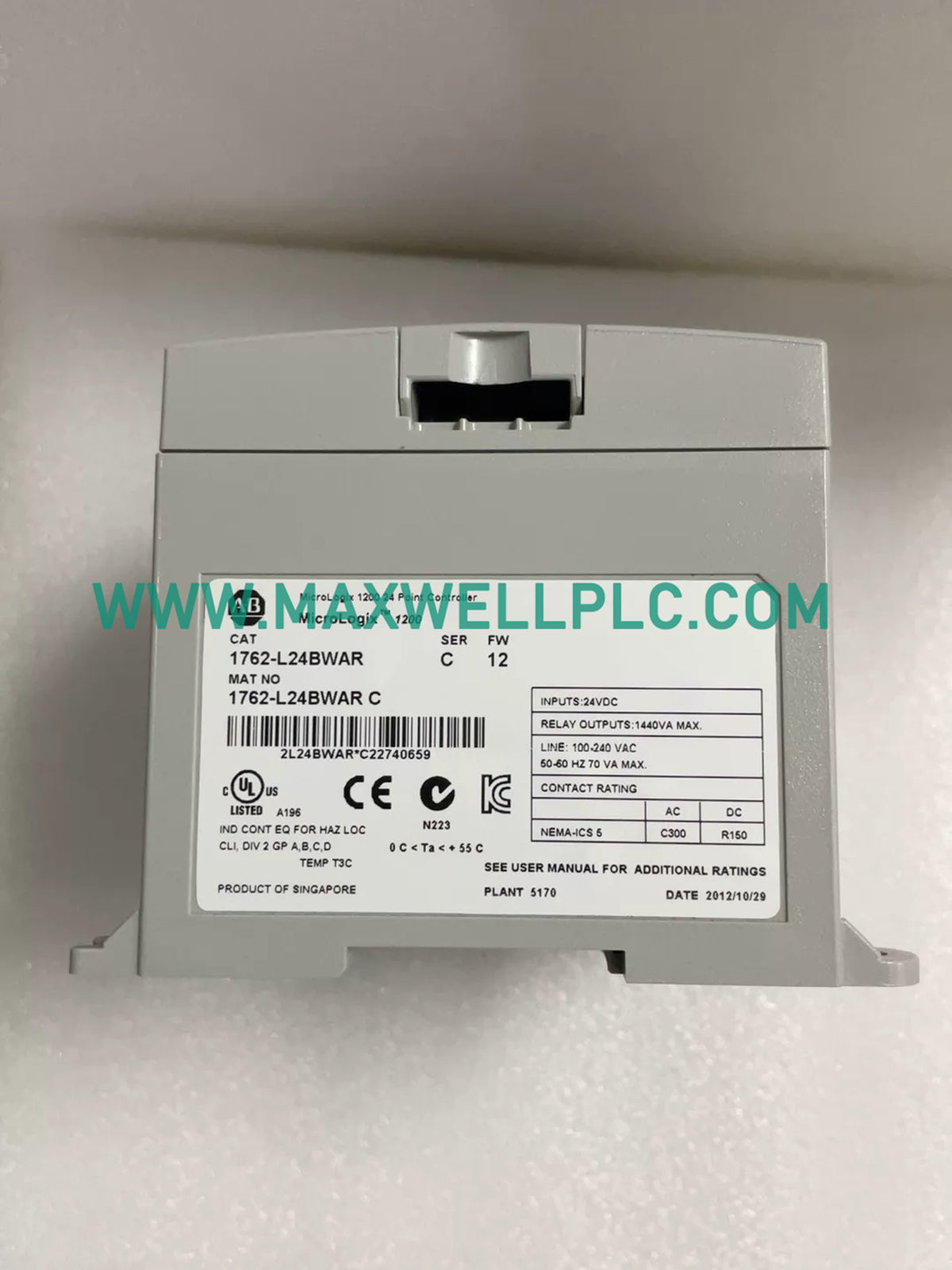 1762-L24BWAR Allen-Bradley ControlLogix Input Power Controller