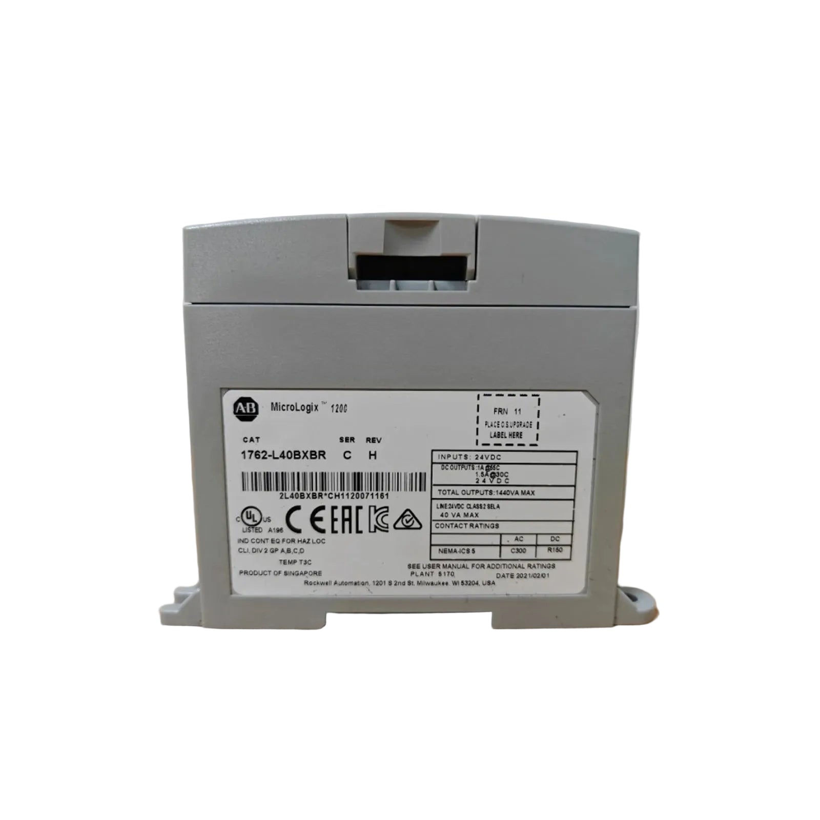 1762-L40BXBR Allen-Bradley CPU Processors MicroLogix 1200