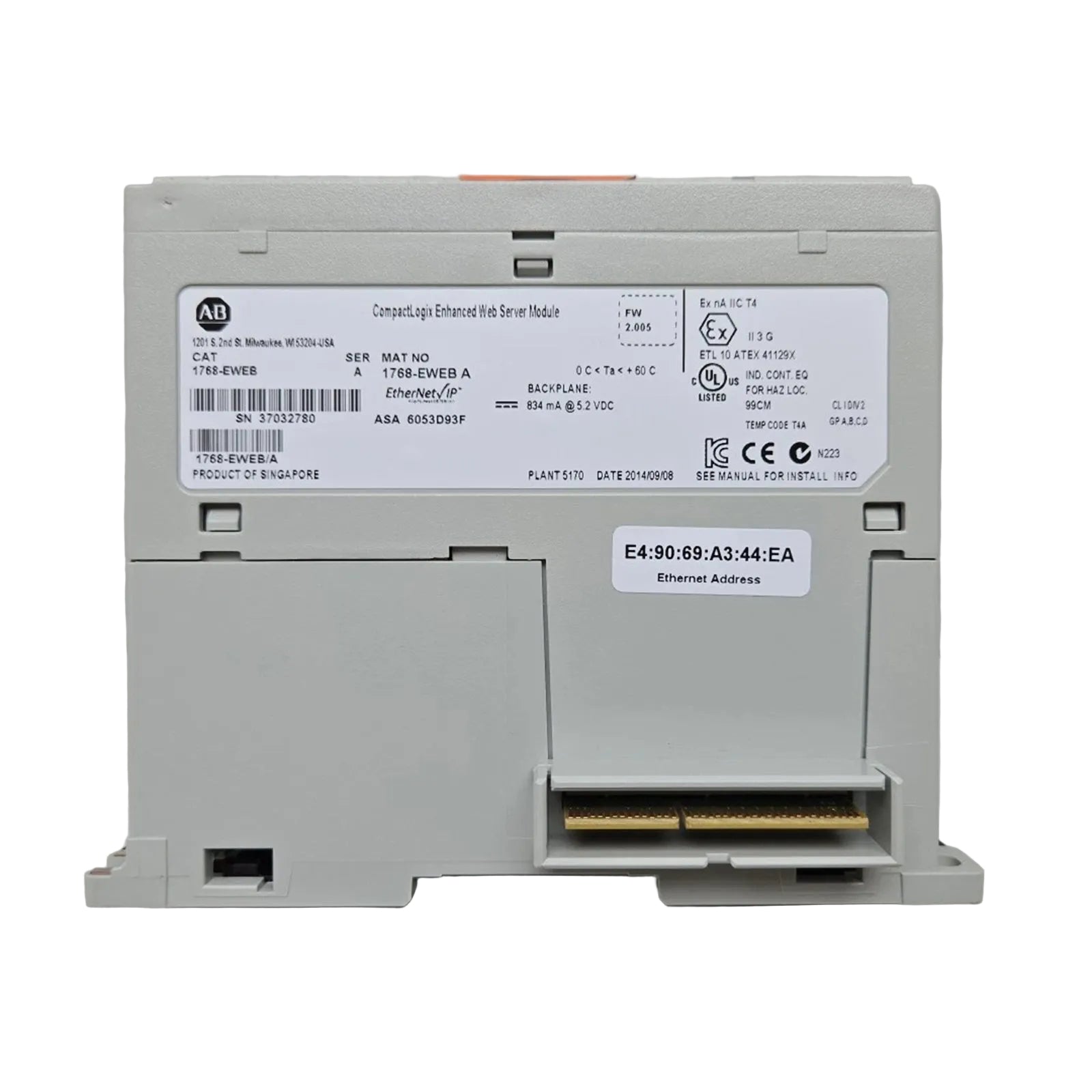 1768-EWEB Allen-Bradley Communication Module Enhanced Web Server