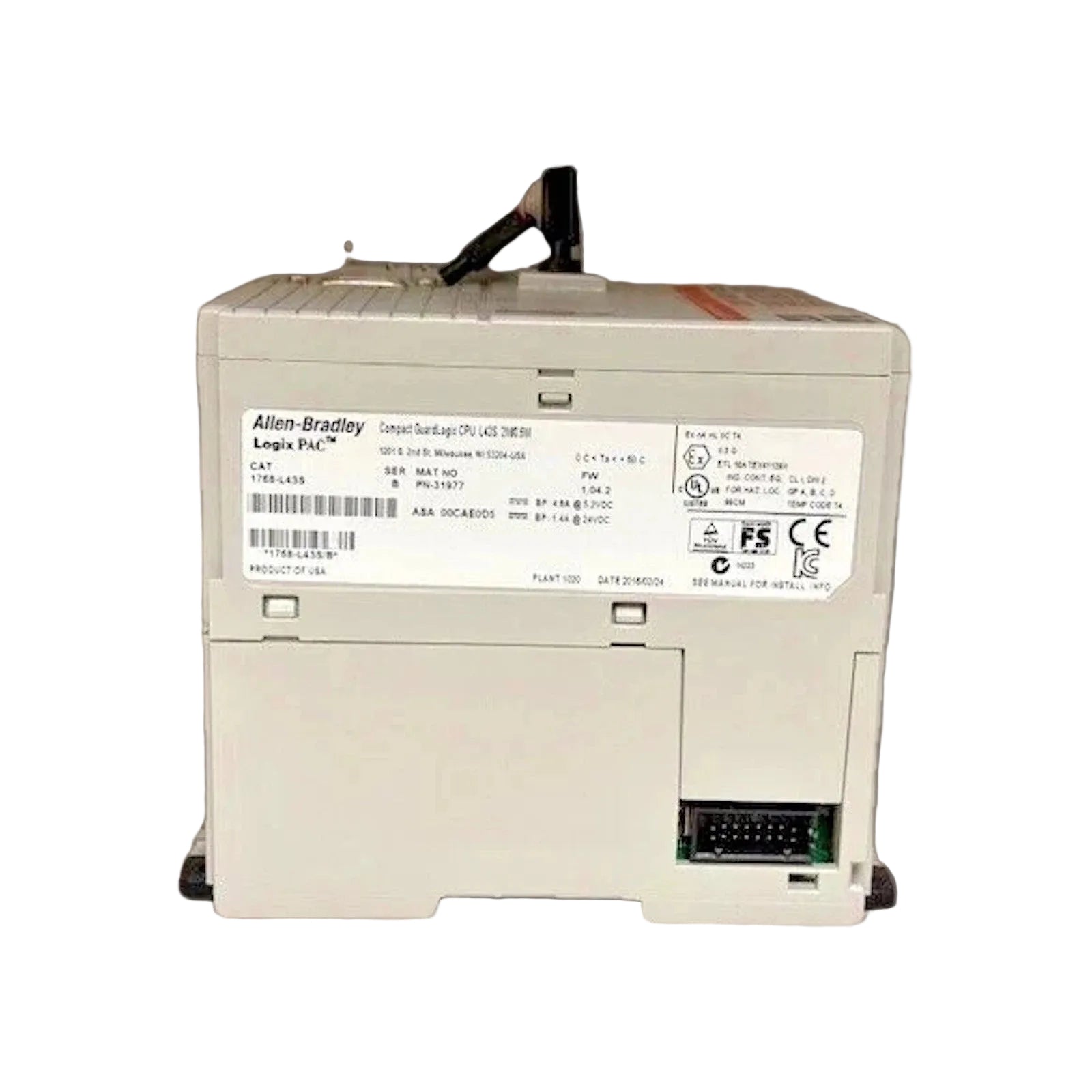 1768-L43S Allen-Bradley CompactLogix Compact GuardLogix CPU L43S 2M/0.5M