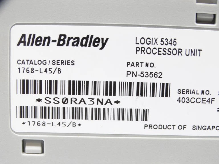 1768-L45 Allen-Bradley Processor Module CompactLogix