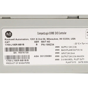 1769-L18ER-BB1B وحدة معالج Allen-Bradley CompactLogix