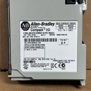 1769-OF4CI Allen-Bradley Analog Output Modules CompactLogix