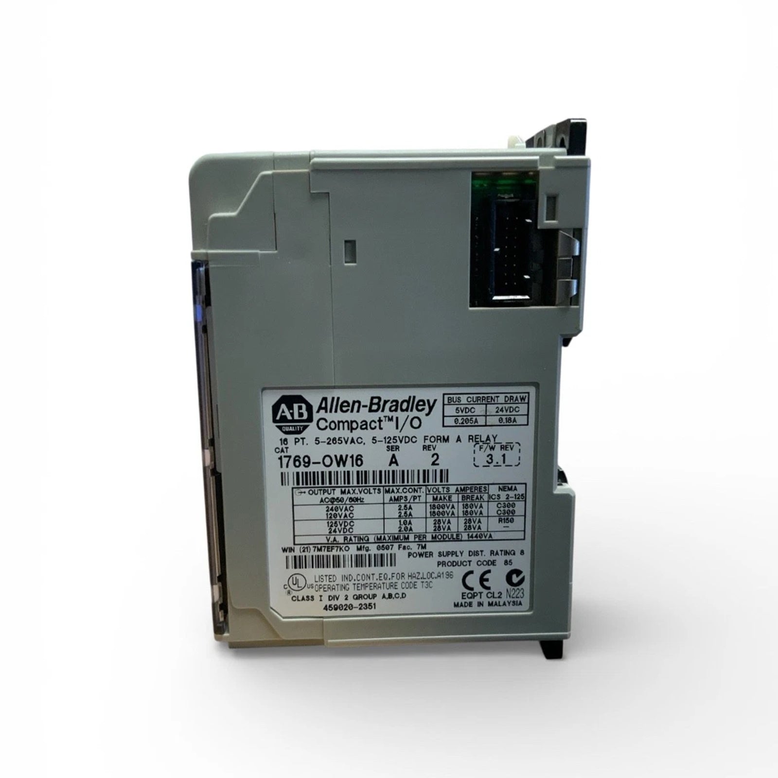 Módulo de salida discreta Allen-Bradley 1769-OW16 CompactLogix