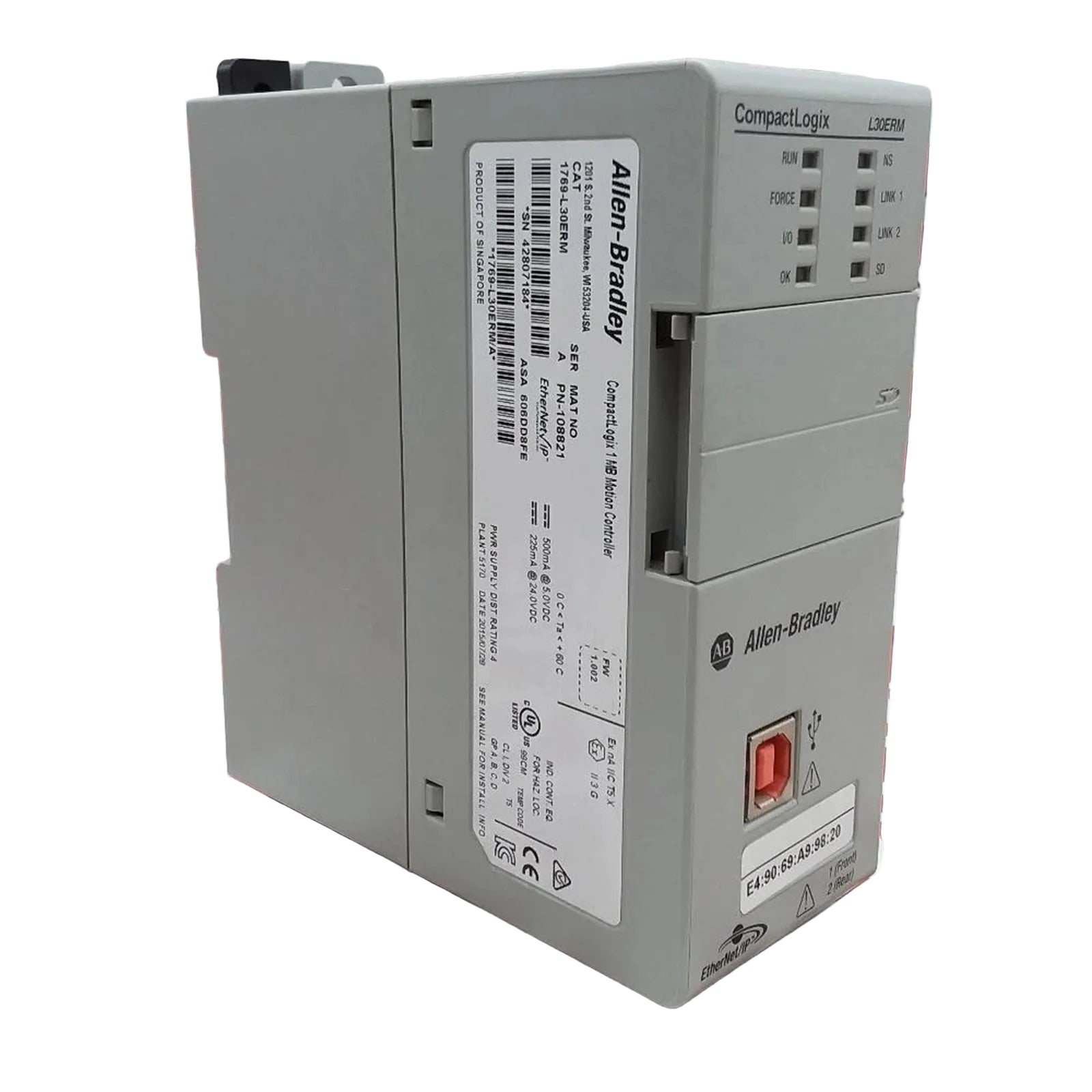 1769-L30ERM Allen-Bradley CompactLogix CPU Processors
