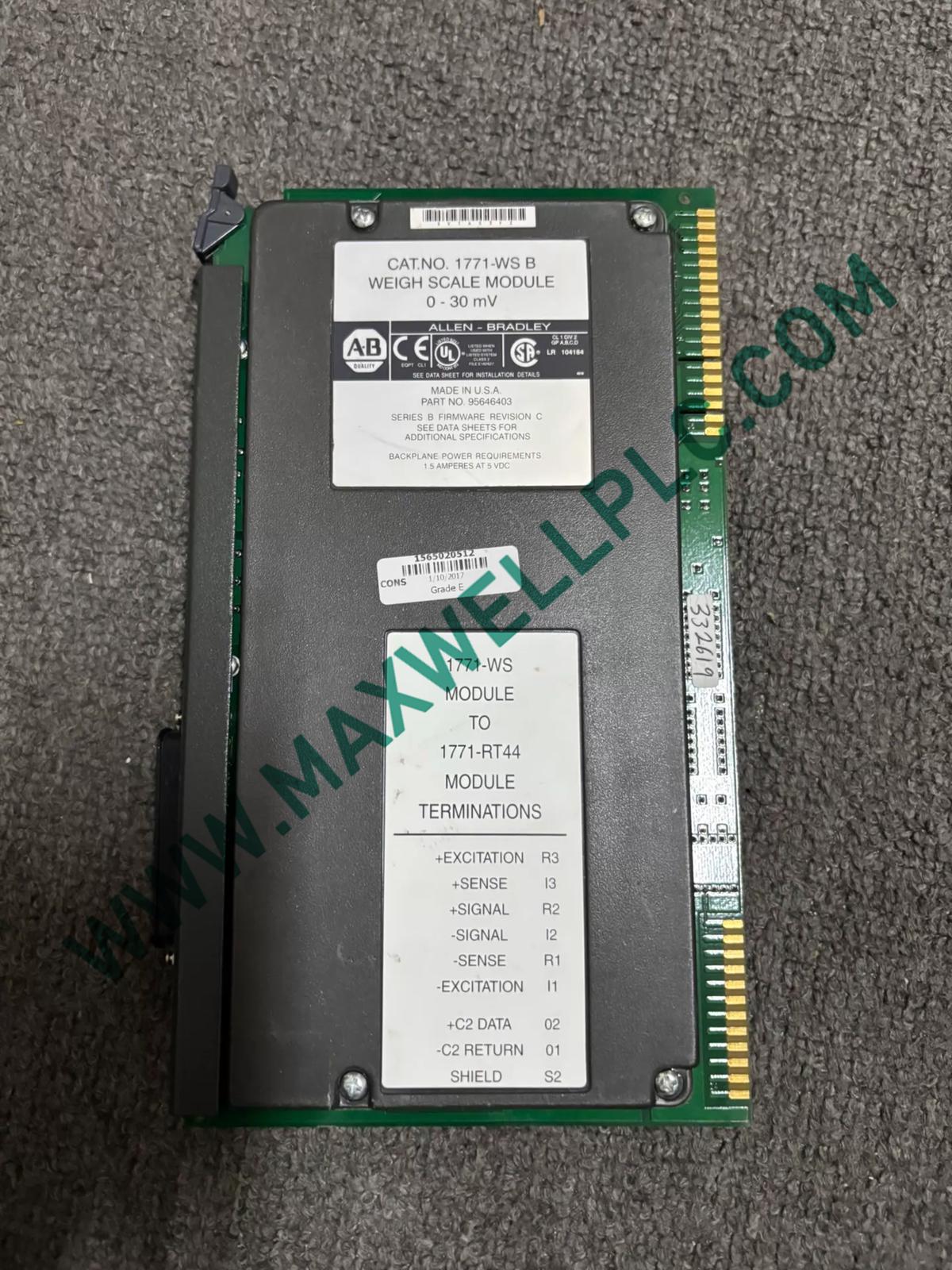 Allen-Bradley 1771-WS Weigh Scale Module PLC-5 Series