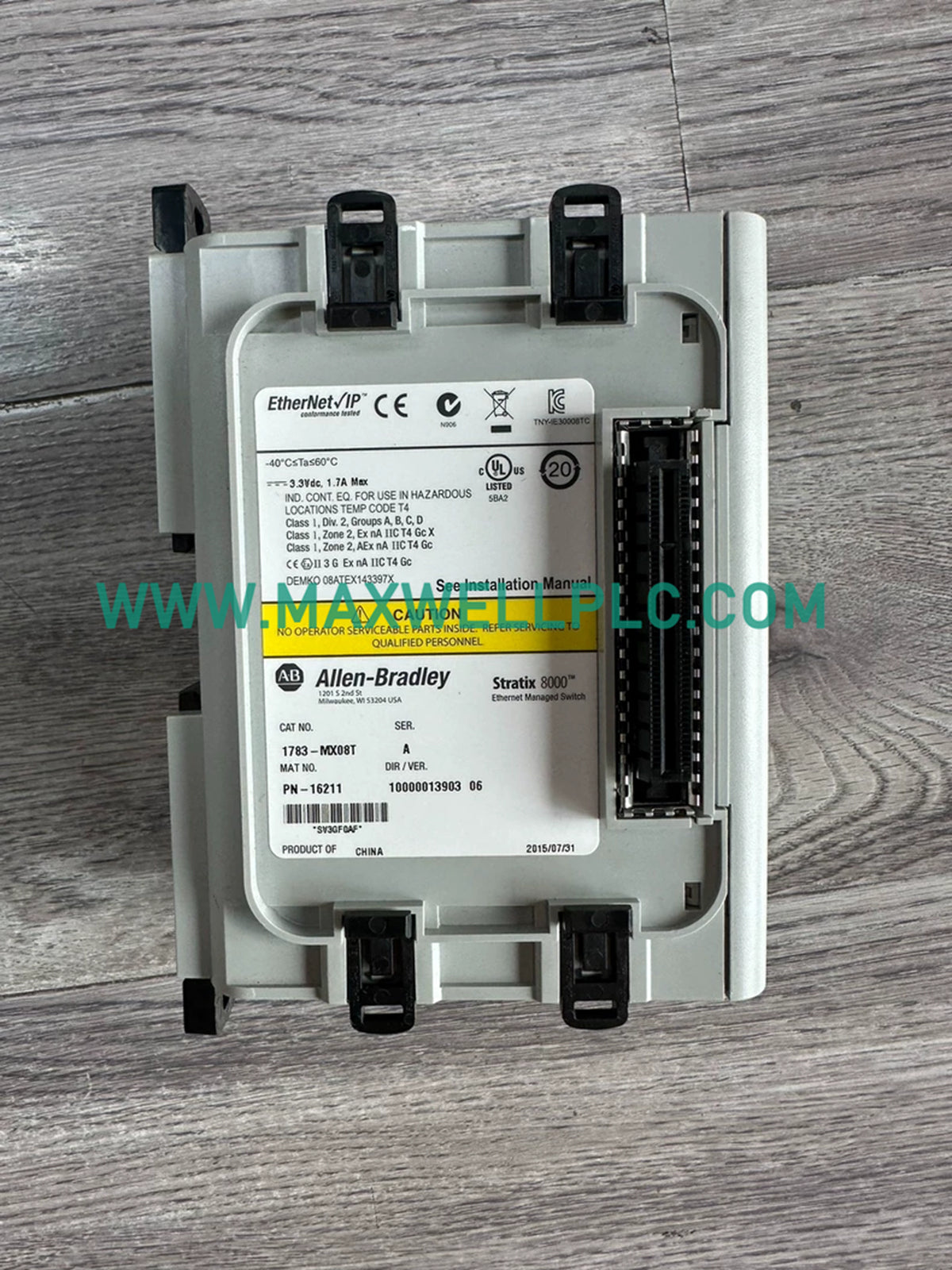 1783-MX08T Módulo de conmutador gestionado Stratix de Allen-Bradley