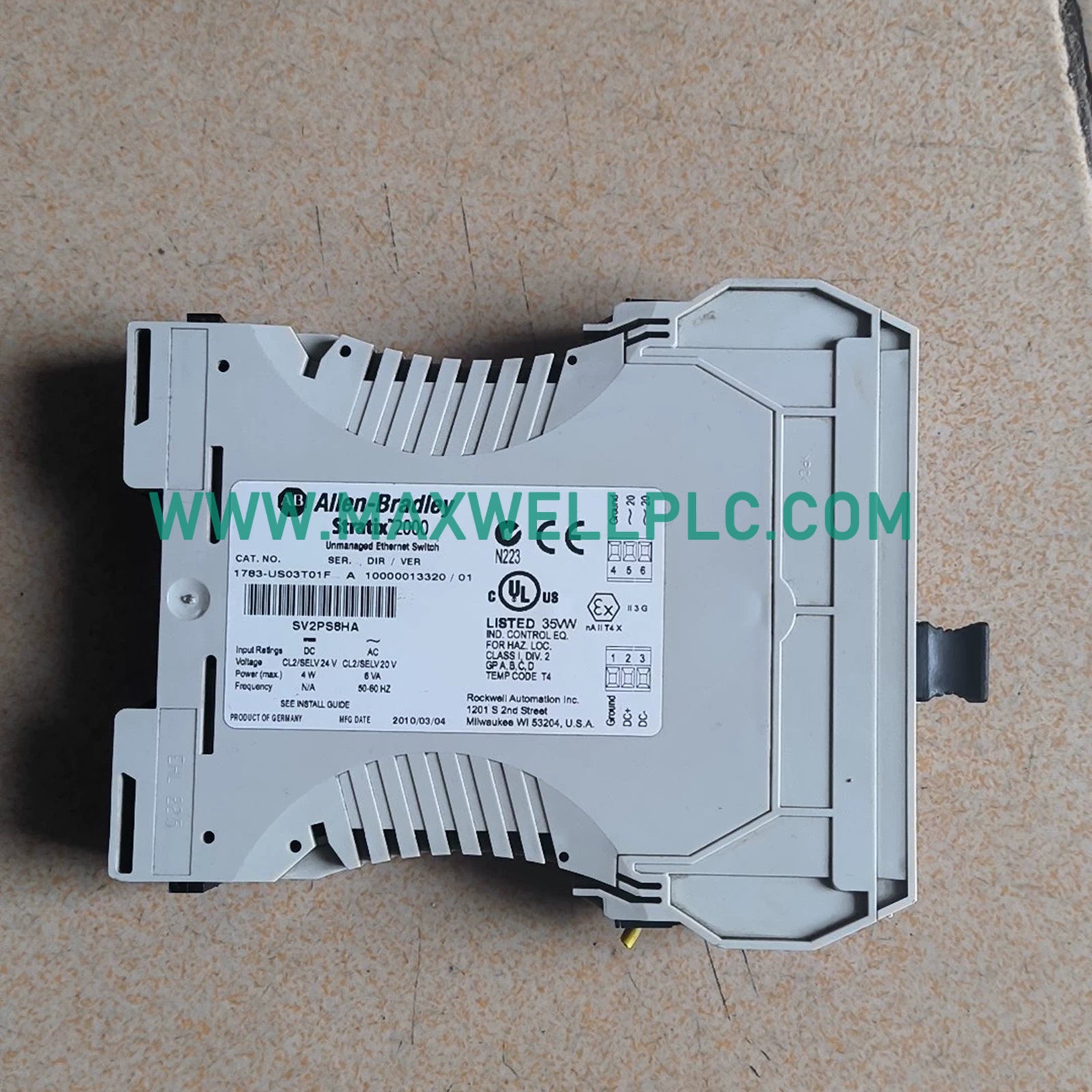Allen-Bradley 1783-US03T01F Switches gestionados Stratix Stratix 2000 de 3+1 puertos