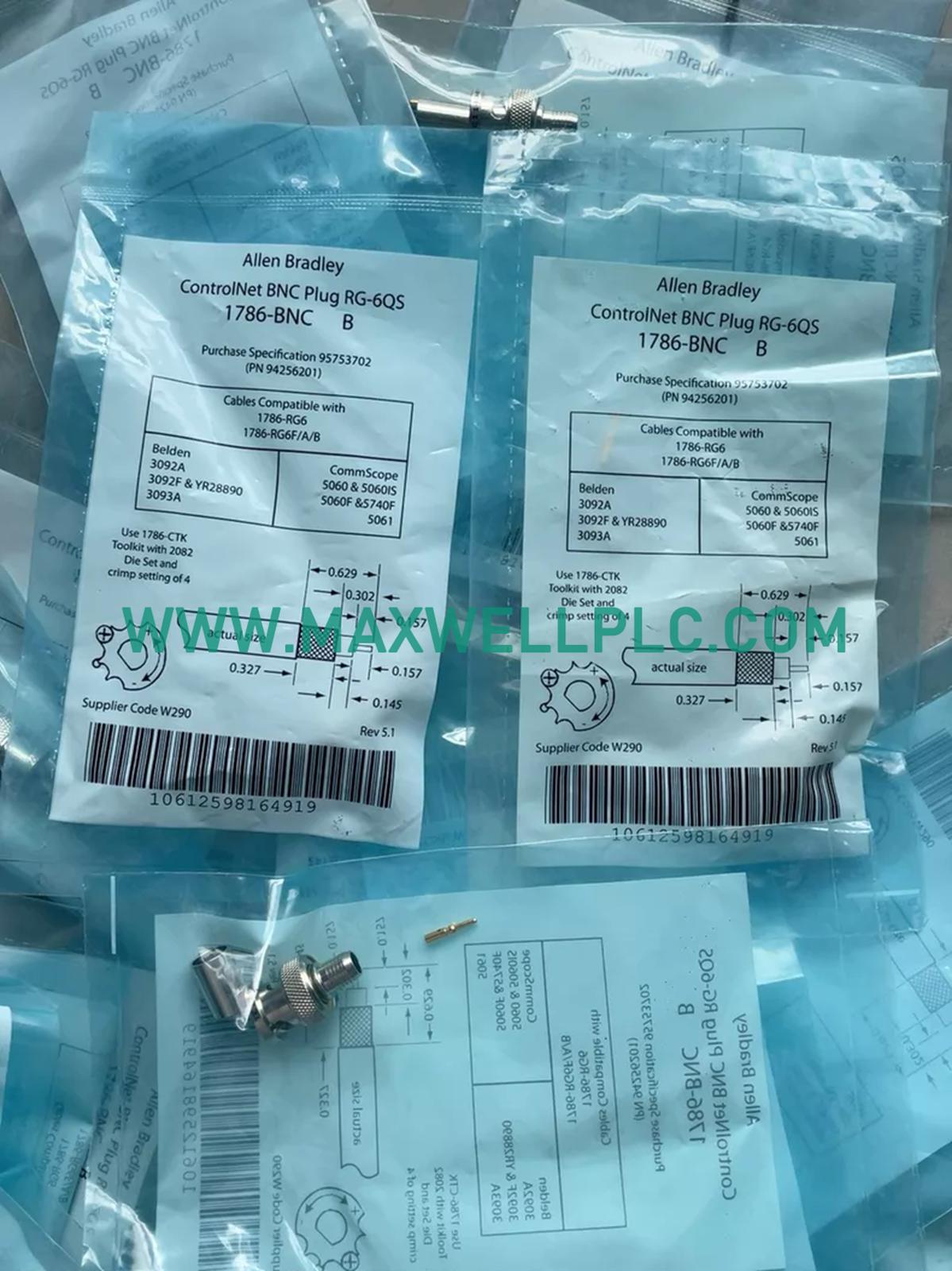 1786-BNC Allen-Bradley ControlNet Series Cable Connector