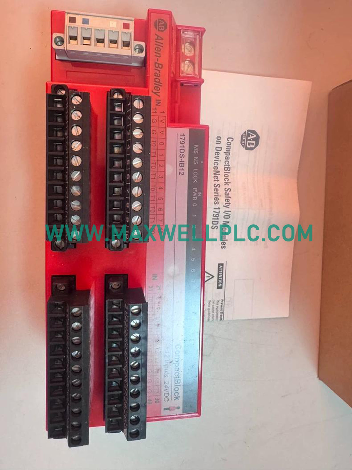 وحدة إدخال Allen-Bradley 1791-DSIB12 DeviceNet Safety CompactBlock Series