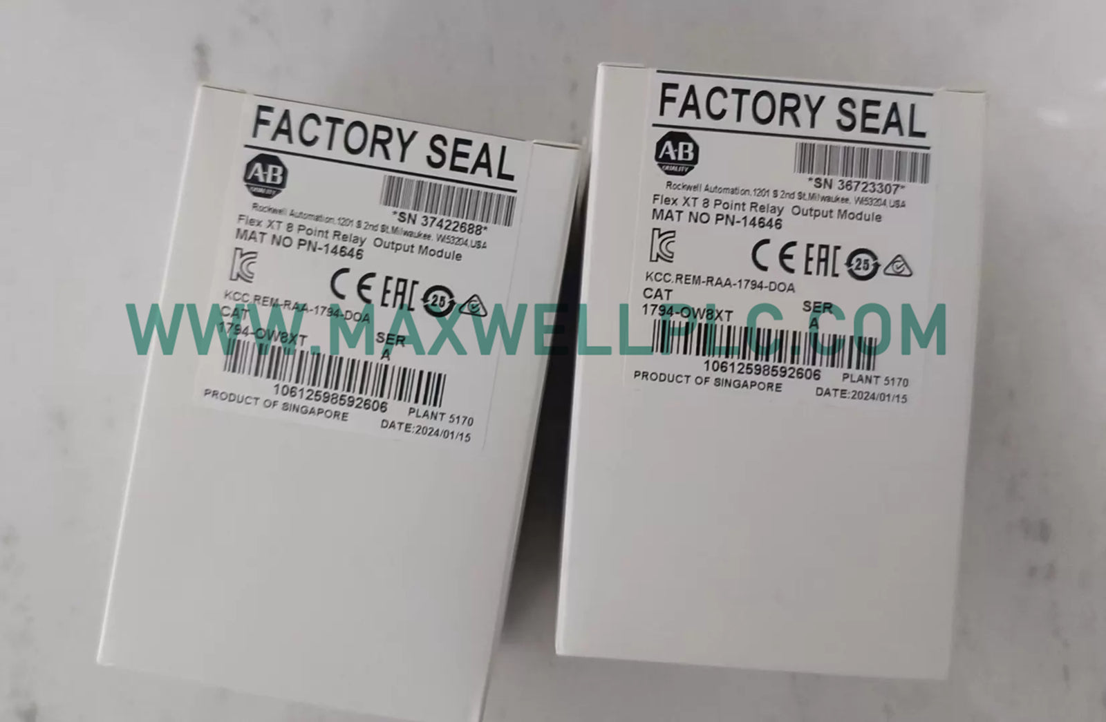 1794-OW8XT Allen-Bradley 1794-OW8XT Flex I/O Relay Output Module Flex I/O
