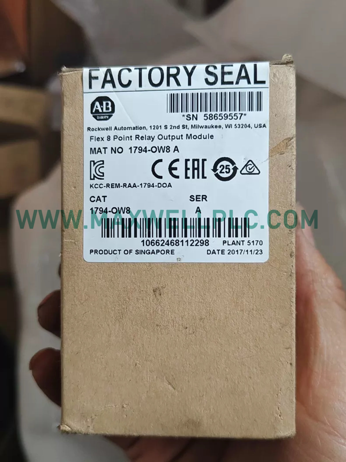 1794-OW8 Allen-Bradley 1794-OW8 Flex 8 Point Relay Output Module Flex I/O