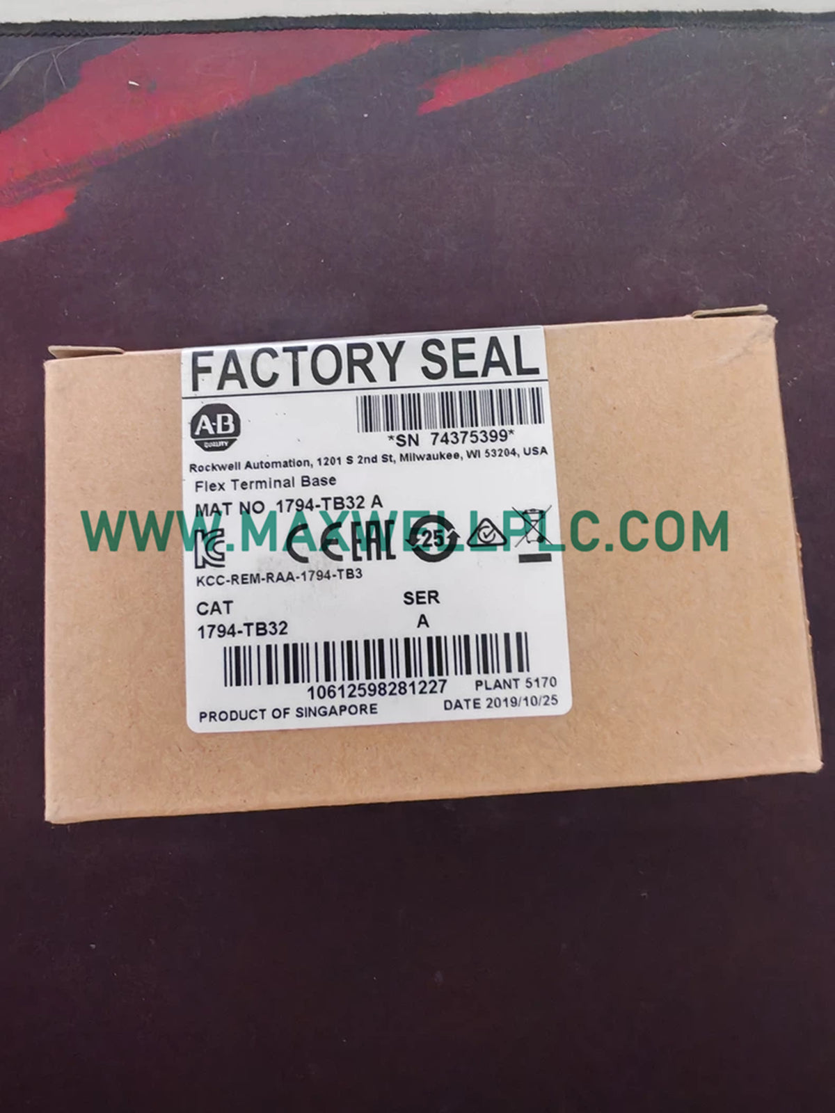 Allen-Bradley 1794-TB32 Flex I/O 1794-TB32 Terminal Base