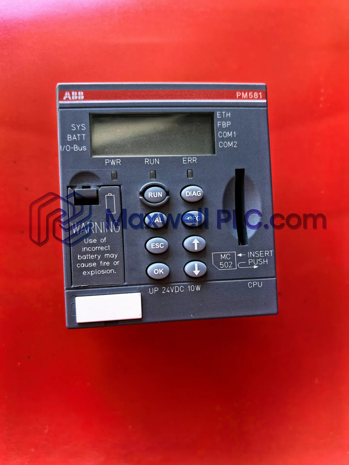 PM581-ETH 1SAP140100R0170 ABB Central Processing Unit AC500 Series