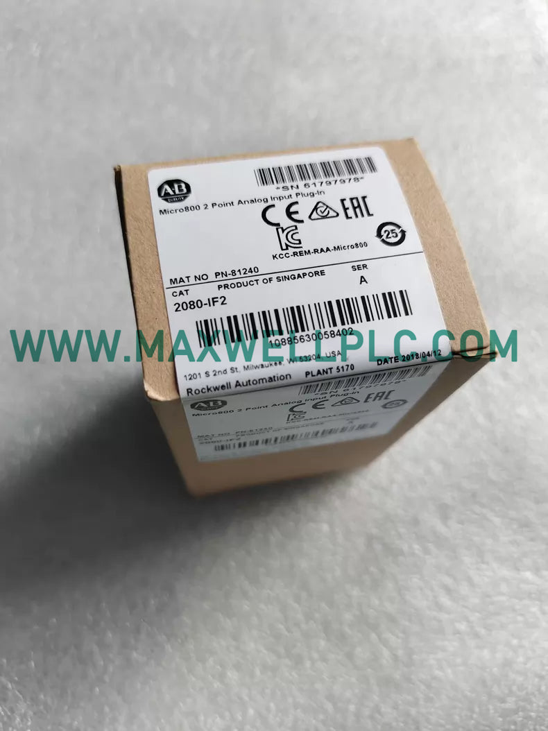وحدة إدخال تناظرية من سلسلة Allen-Bradley 2080-IF2 MicroLogix